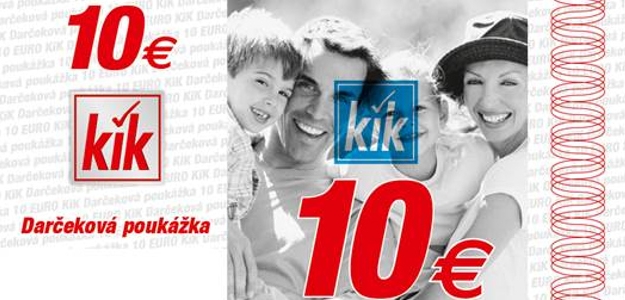 Pozor, SÚŤAŽ!!! Darčeková poukážka na nákup tovaru v predajniach KiK v hodnote 30€