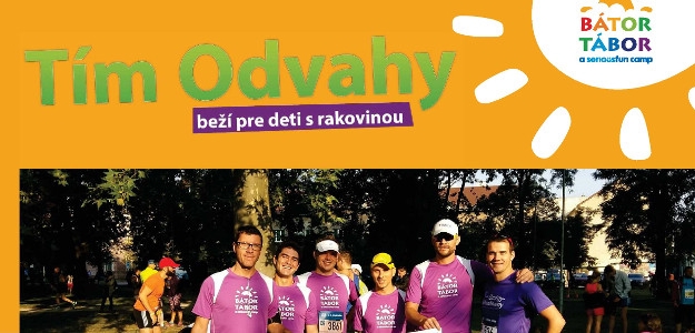 Tím odvahy beží pre dobrú vec! Pomôžte behom onkologicky chorým deťom.